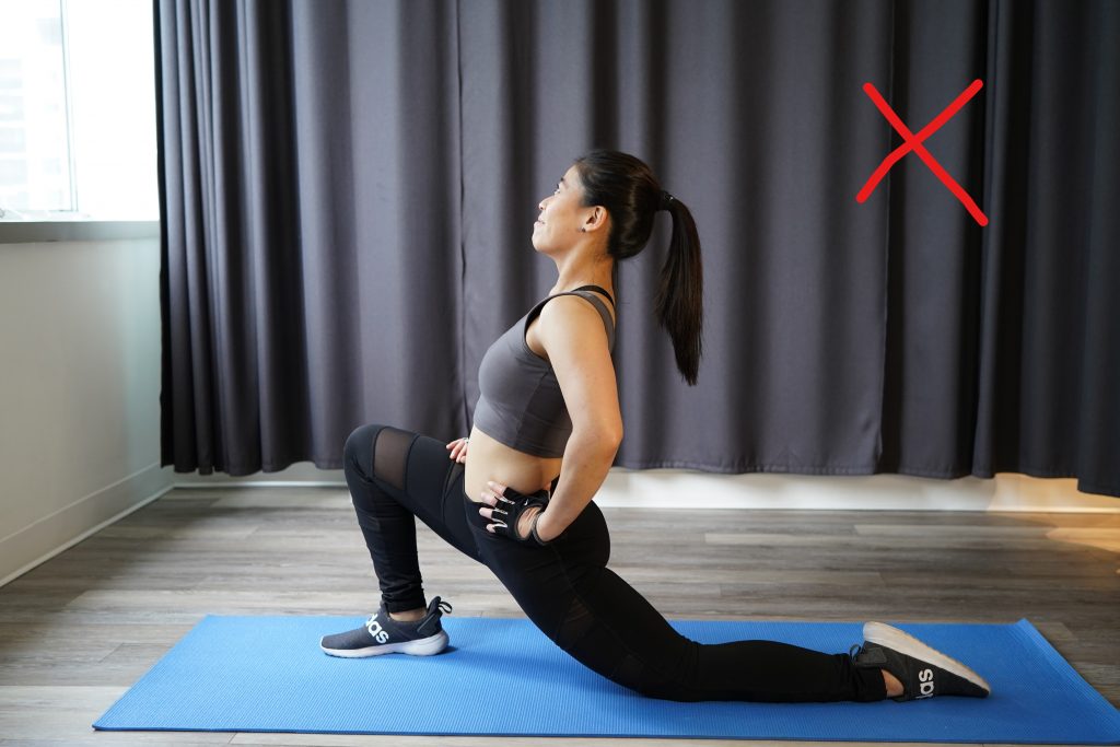 Hip Flexor Stretch Mistake 2